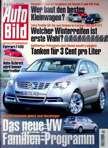 Deckblatt Auto Bild (41/2004)